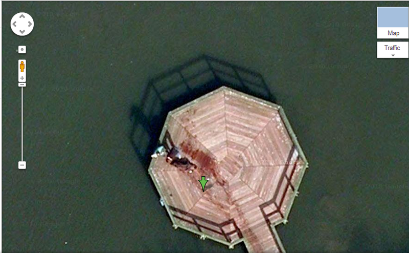 Illustration for article titled Today in things found on GMaps...